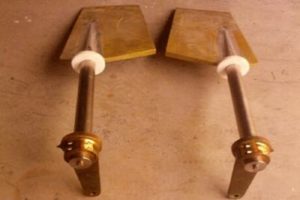 custom fabricated bronze rudder assembly Queensland